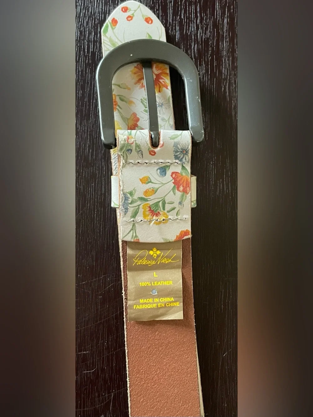 “Patricia Nash” Leather Belt. Size: L
